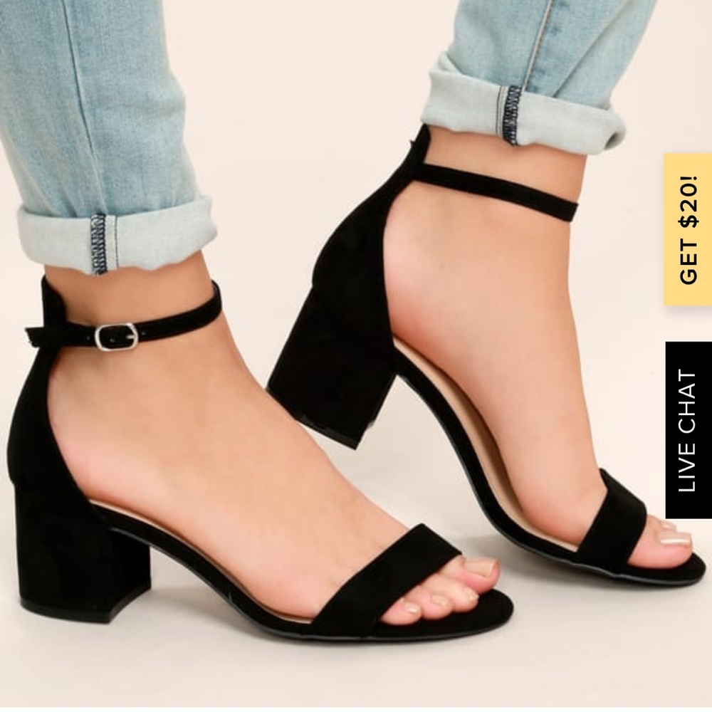 Black heels